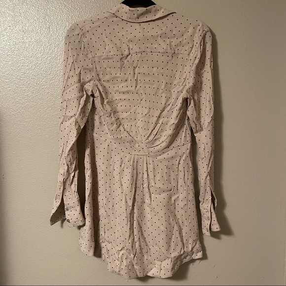 FREE PEOPLE This Town Polka Dot Button Up Tunic - Picture 4 of 5